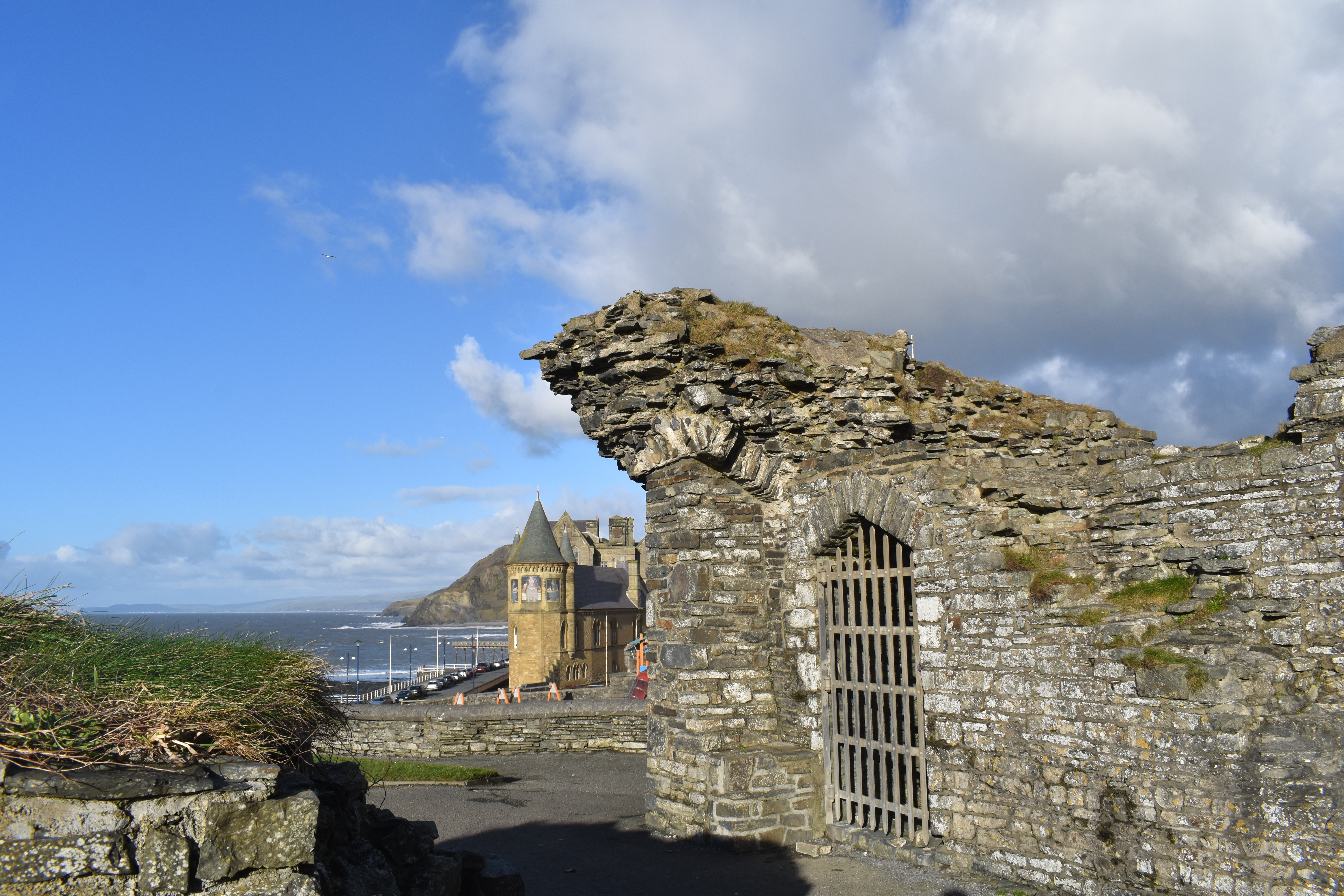 Крепость 2018. Aberystwyth достопримечательности.