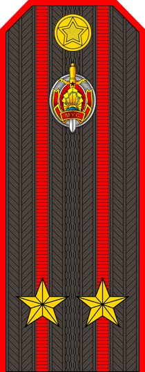 Belarus Police—05 Lieutenant Colonel rank insignia (Gunmetal).png