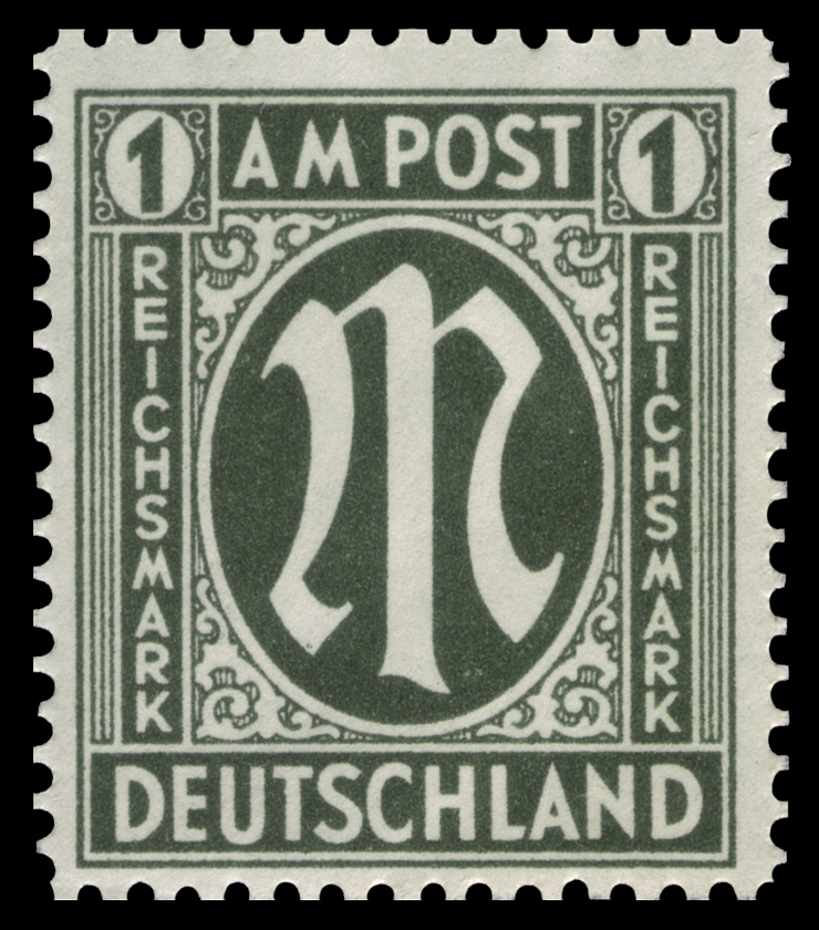 Stamps Pfennig. Germany 2023 Post stamp. Bi file