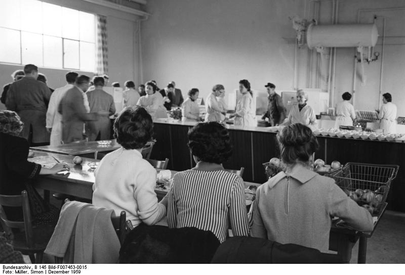 File:Bundesarchiv B 145 Bild-F007453-0015, Nürnberg, Grundig-Werk, Kantine.jpg