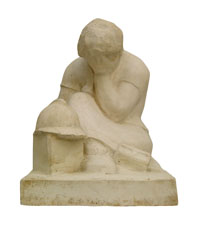 Projet pour le Monument aux morts de Canet d'Aude (1925), refusé pour pacifisme. Œuvre non localisée.