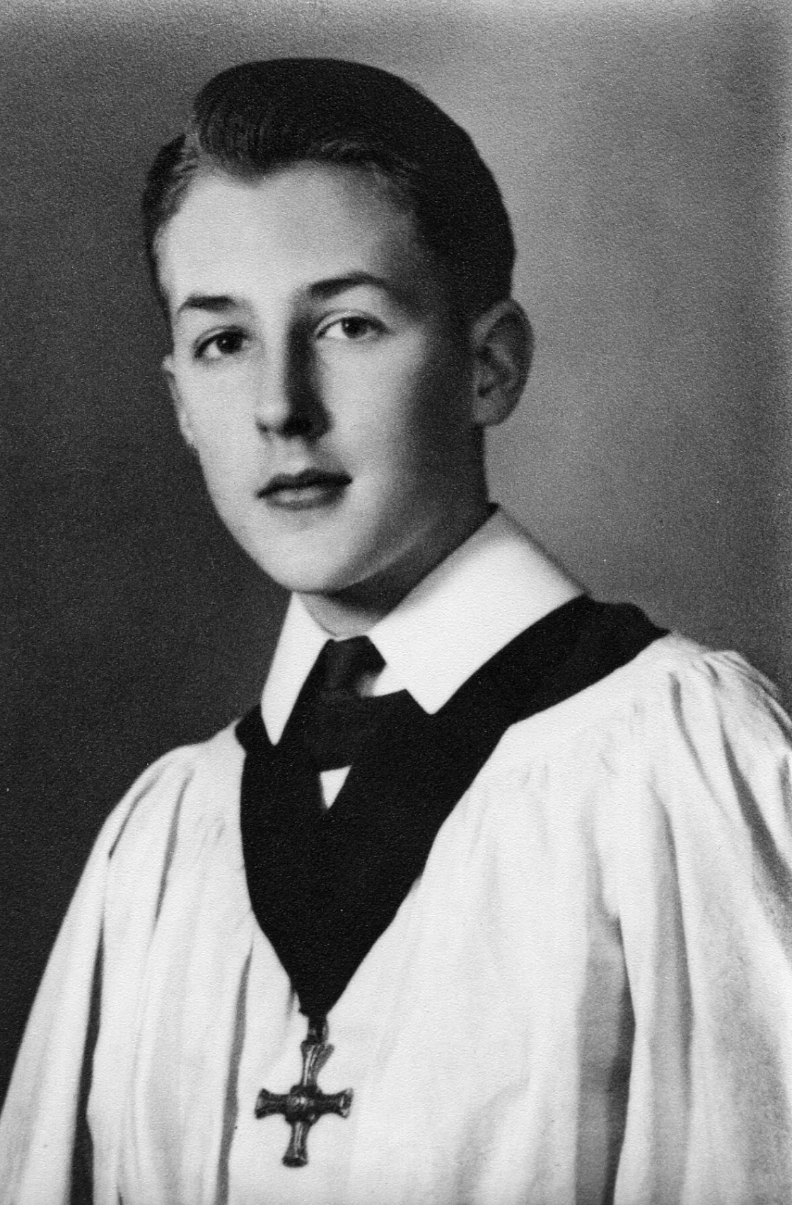 Chad Stuart in 1959, while attending the Durham Cathedral Chorister School.<ref name=":1" />