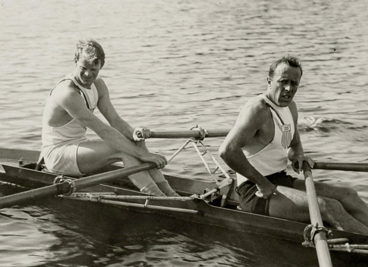 McIlvaine and Costello (right) at the 1928 Olympics