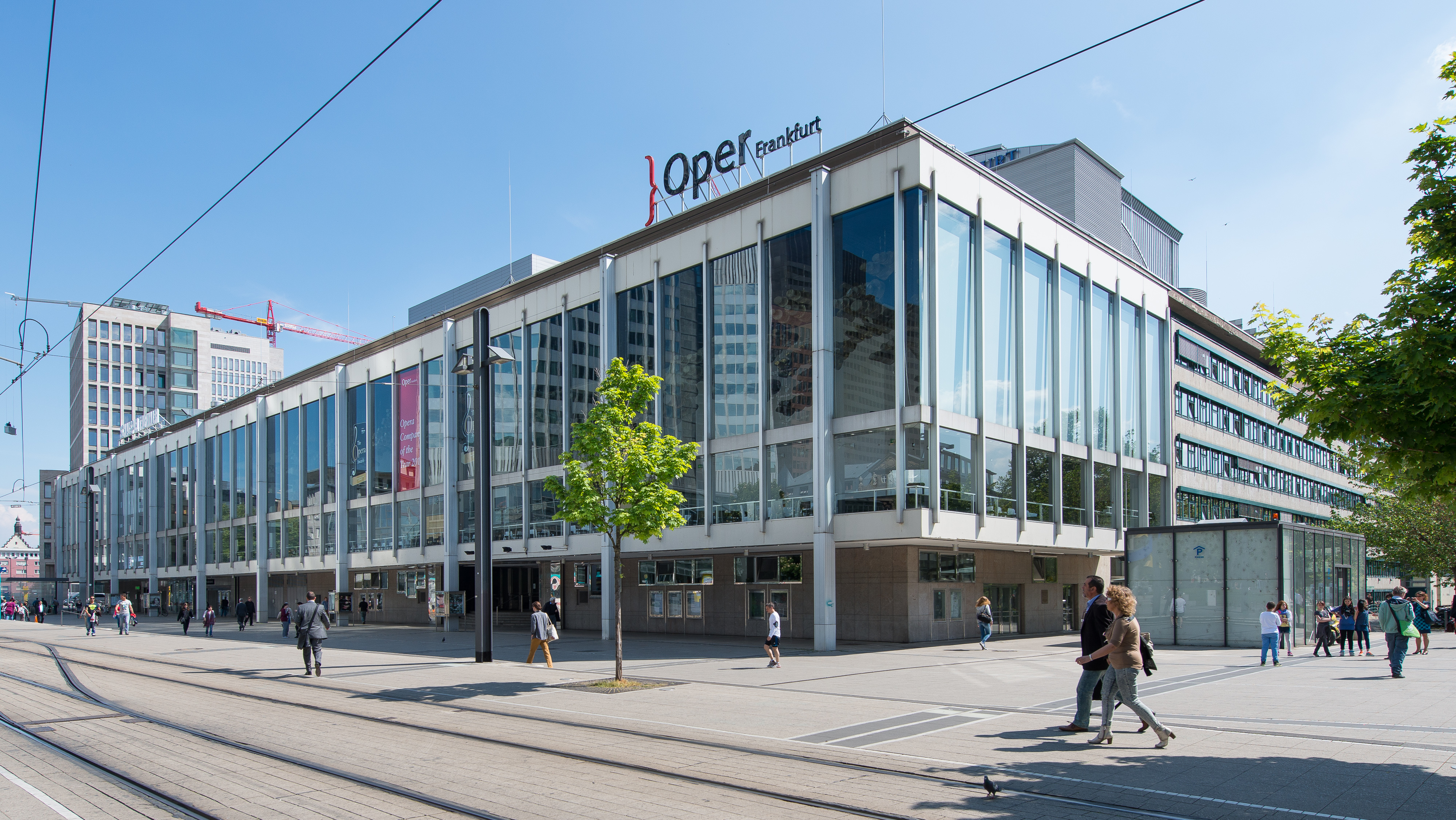 Frankfurt am Main, City Opera and Theatre at Willy-Brandt-Platz