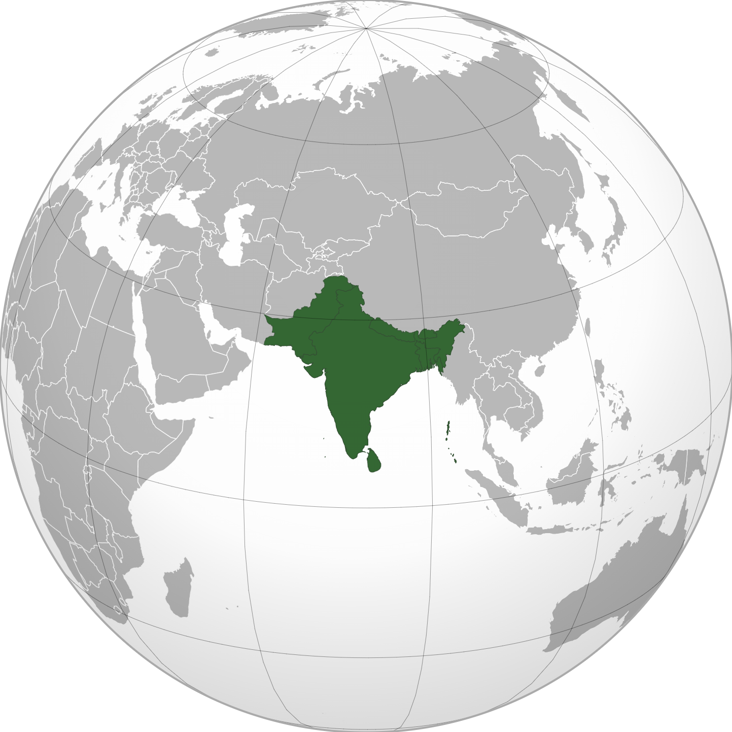 Geographical Map Of Indian Subcontinent Indian Subcontinent - Wikipedia