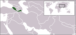 Possible location of Uqbar LocationUqbar (1917).png