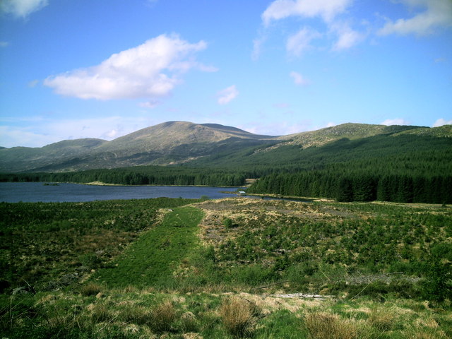Loch Riecawr and Shalloch on Minnoch in the background - geograph.org.uk - 1252289
