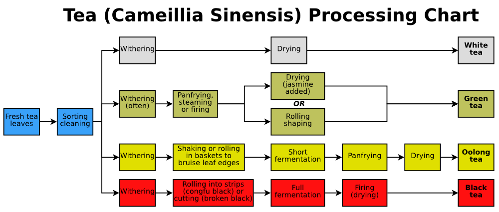 Tea Manufacturing Process Flow Chart