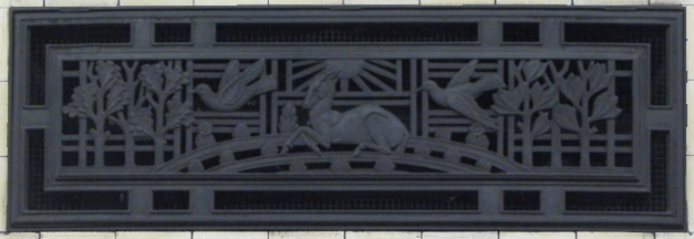 Ventilation panel, Wood Green tube station - geograph.org.uk - 1401101