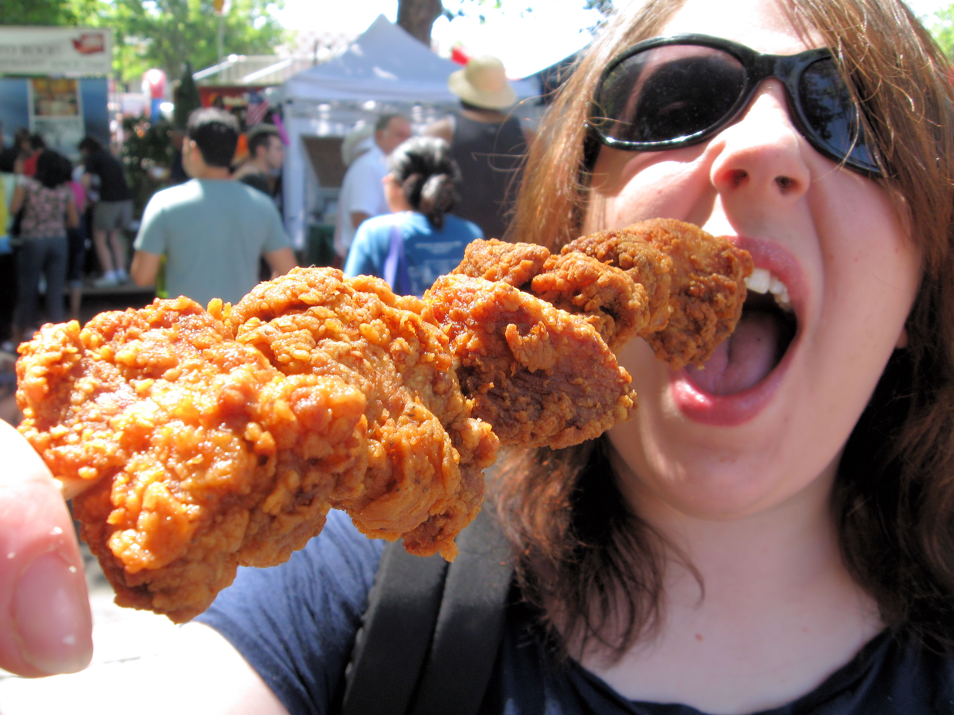 fried alligator