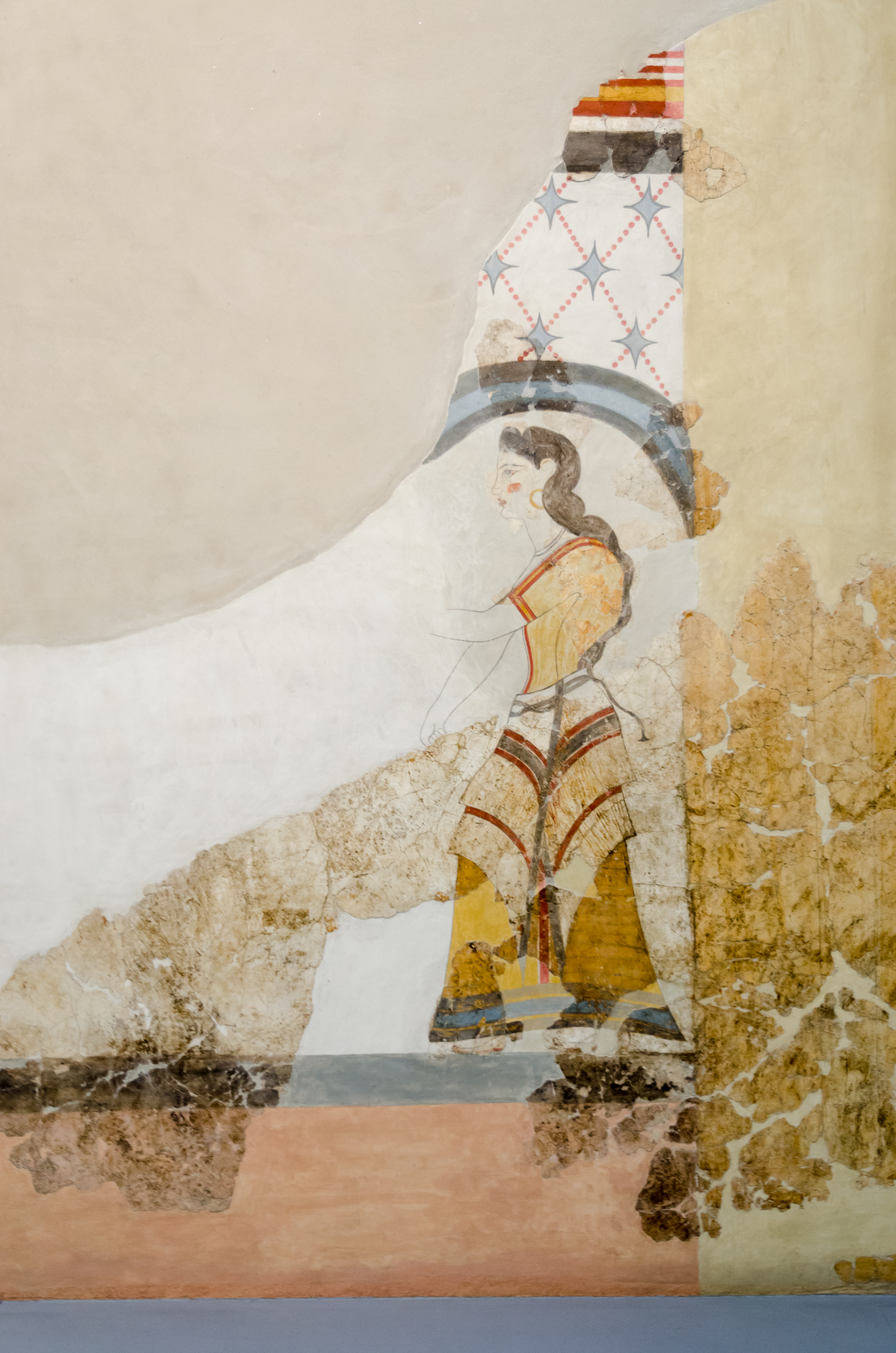 thera wall paintings