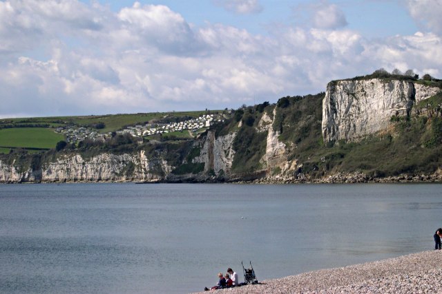 Beer Cliffs from Seaton Seafront - geograph.org.uk - 308118