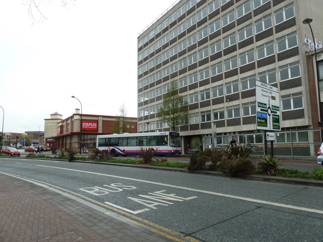 File:Bus lane in Eyre Street - geograph.org.uk - 2980542.jpg