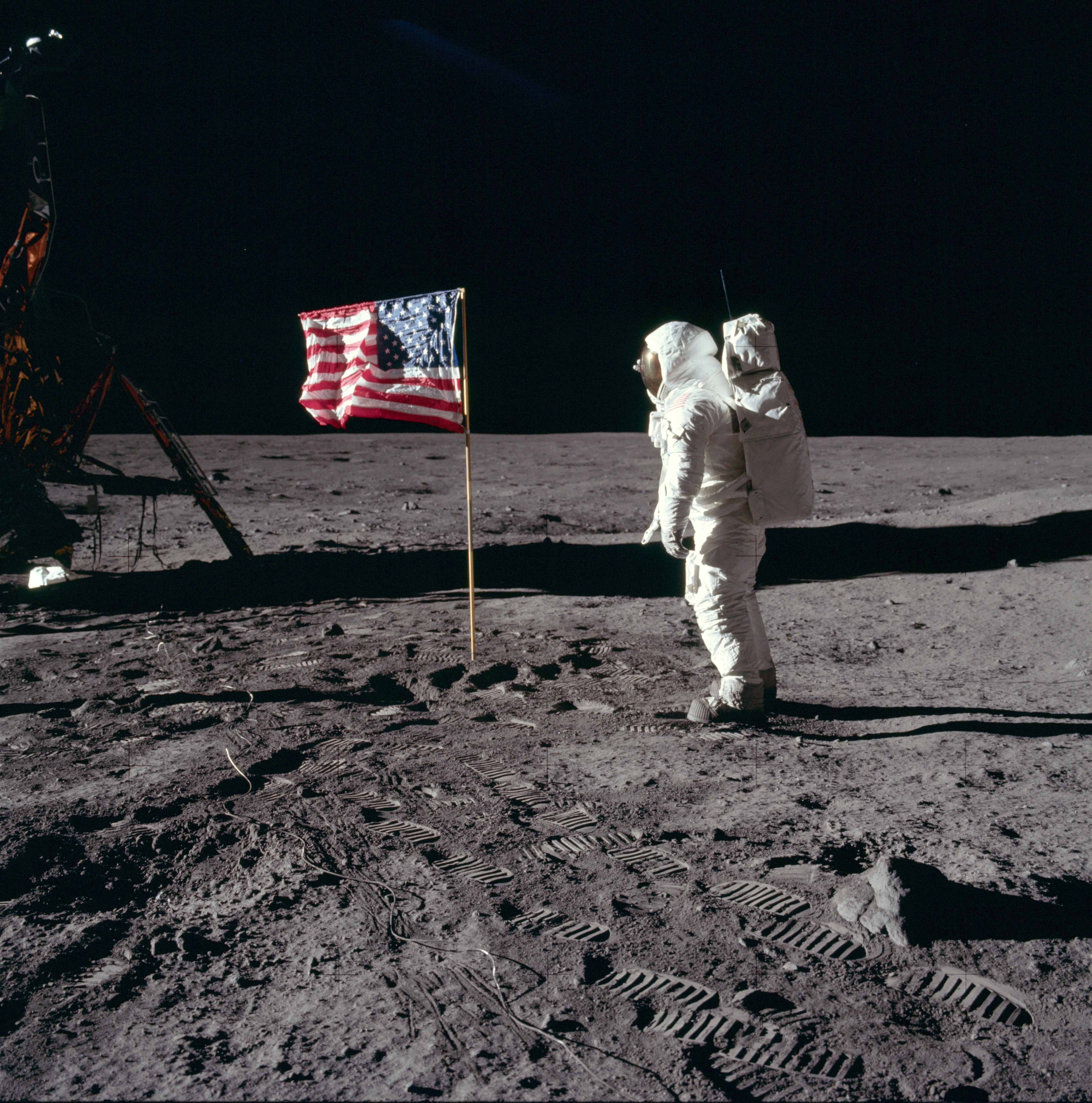 Image result for moon landing pictures