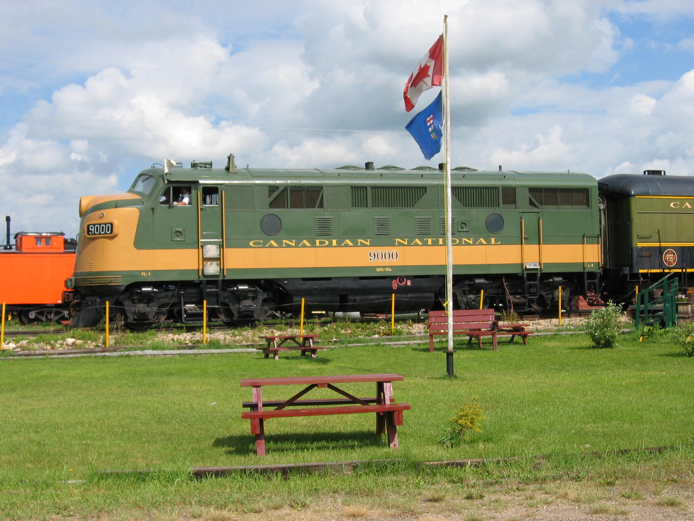 File Canadian National Railway Cn Locomotive 9000 Emd F3a At Alberta Railway Museum 02 Aug 04 Jpg Wikipedia