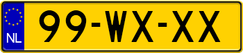 File:Dutch plate yellow NL Wseries.png