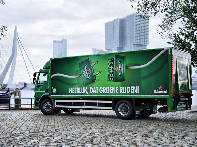Elektrolastkraftwagen Elektrolastwagen_Heineken