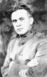 Hardin Craig, photograph taken at the end of World War I in U.S. Army uniform