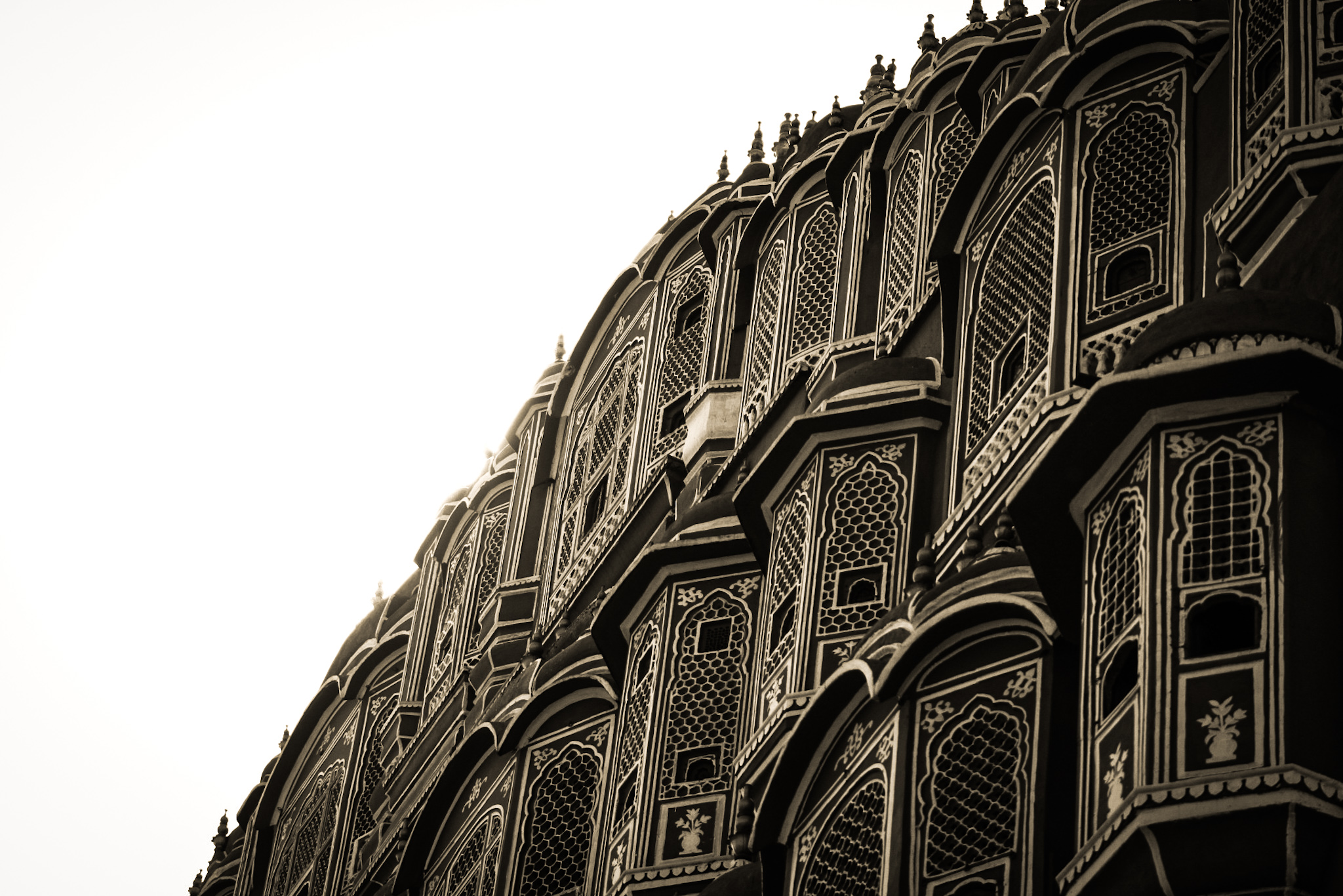 Facade view HAWA MAHAL Royal Palace @ Jaipur India 1924 Architecture Press  Photo | eBay