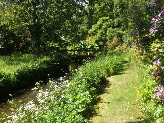 File:Path beside Geilston Burn - geograph.org.uk - 1359934.jpg