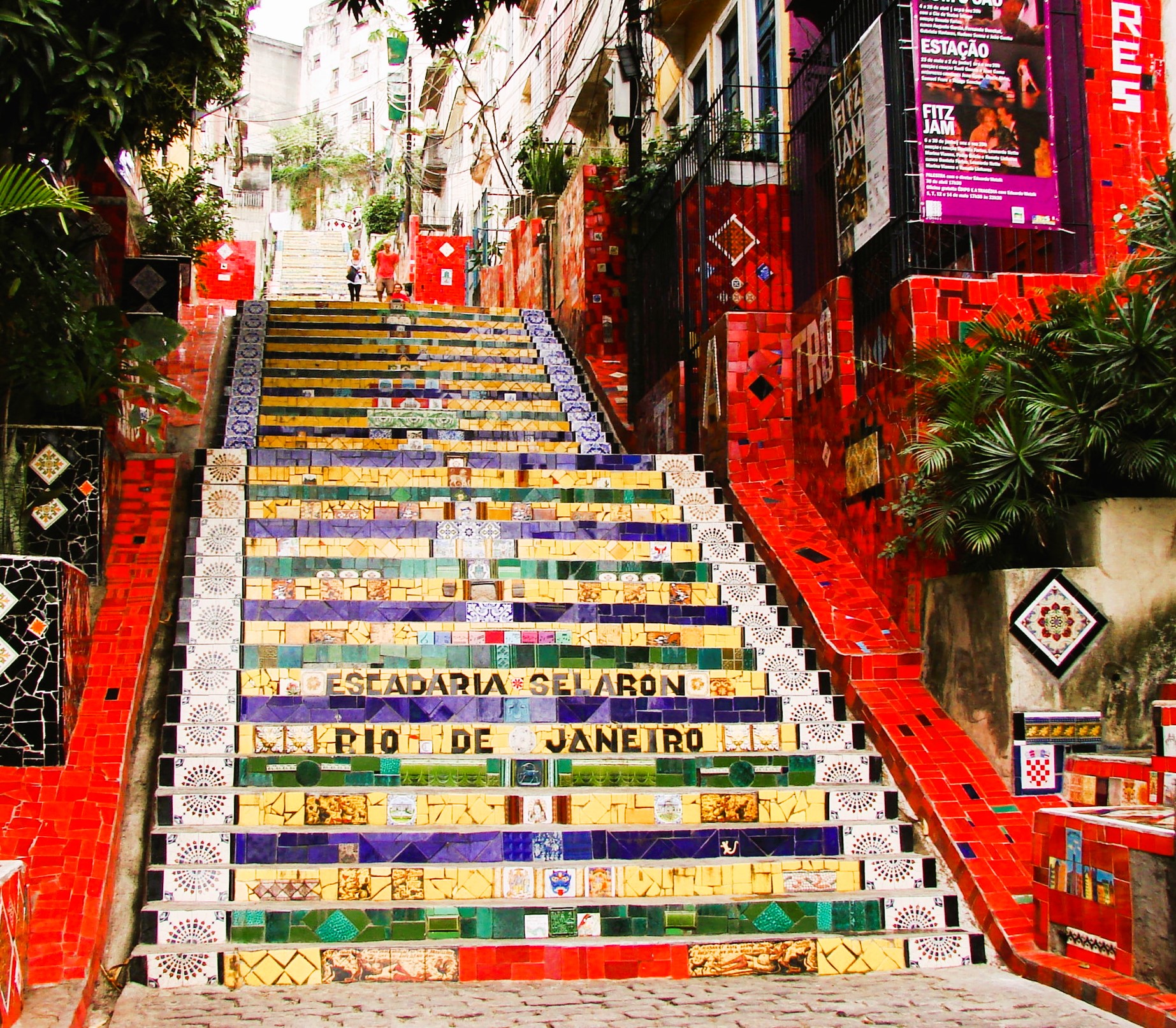 Selaron Stairs, Rio de Janeiro, Brasil
