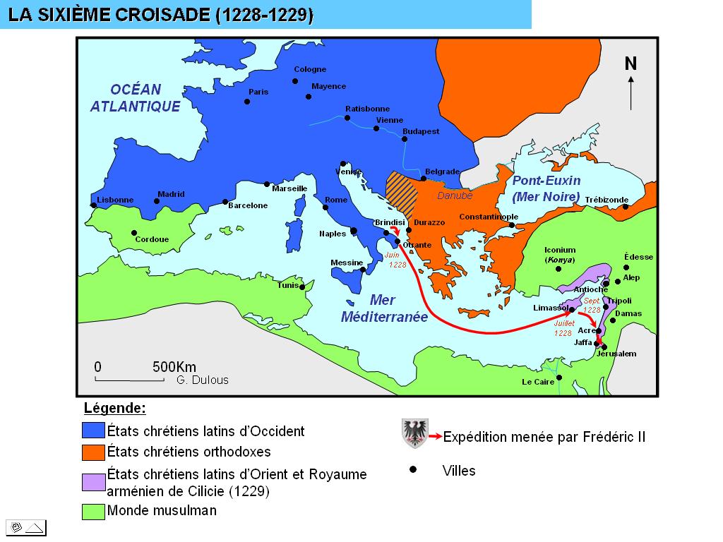 Sixième croisade (1228 à 1229) Sixi%C3%A8me_croisade