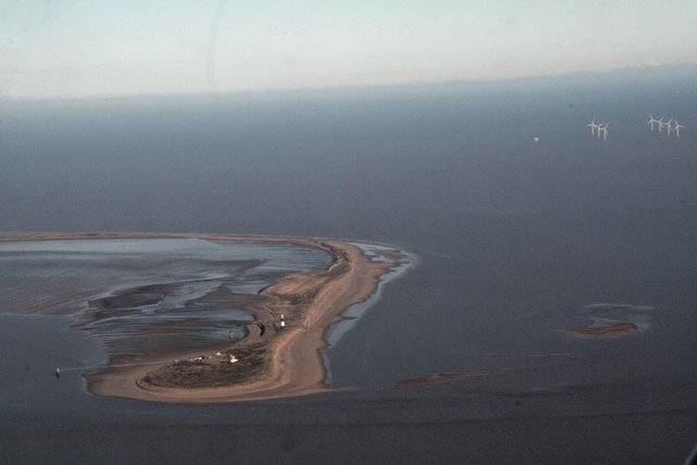 File:Spurn Point at low tide, aerial 2017 - geograph.org.uk - 5267558.jpg