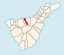 Kaart van San Juan de la Rambla