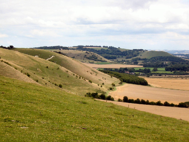 File:View East, Knap Hill, Pewsey Downs - geograph.org.uk - 38376.jpg
