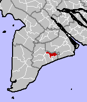 Umístění v provincii Bạc Liêu