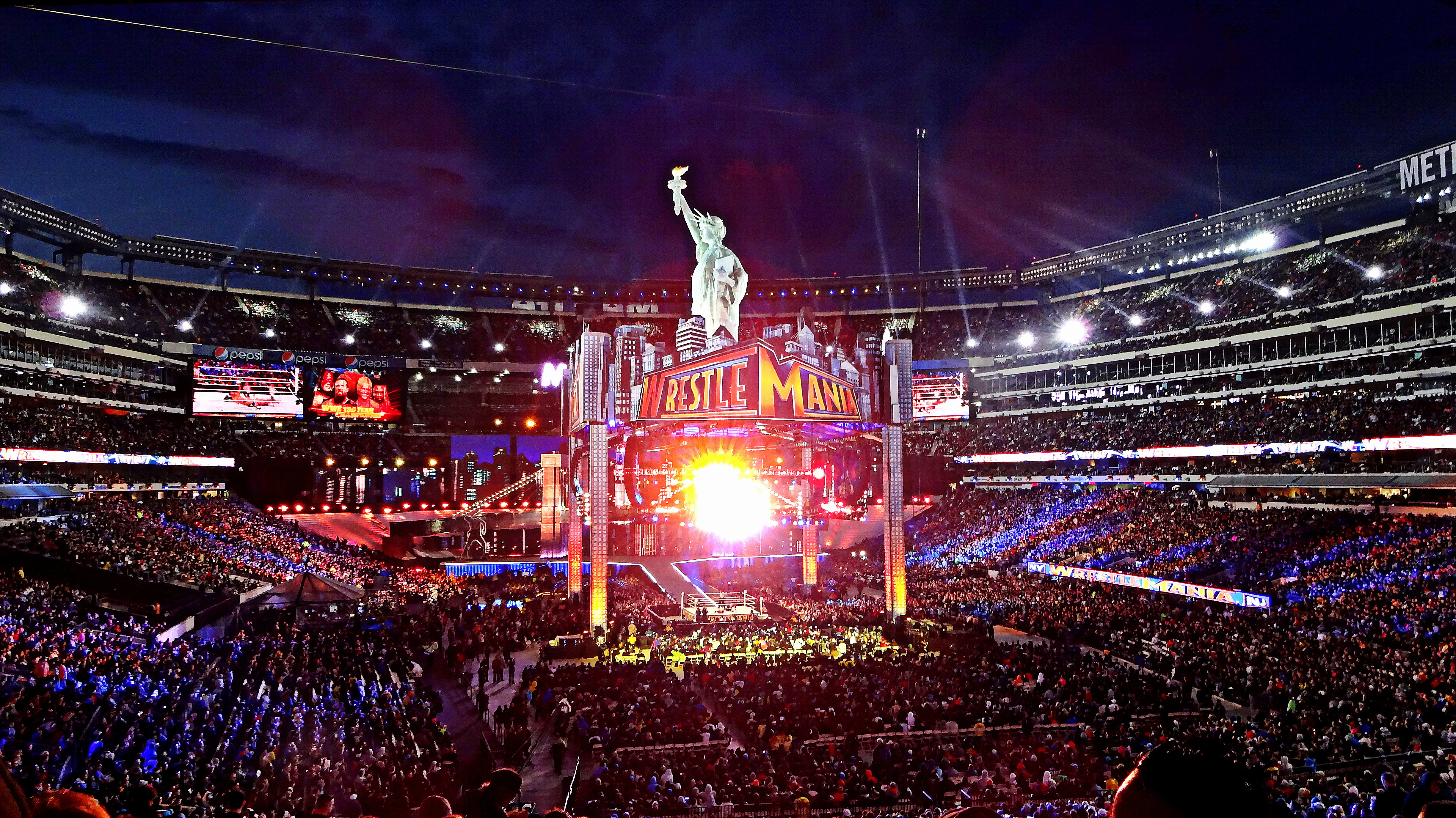 WAR: Incursion 2016 Wrestlemania_29_Stage