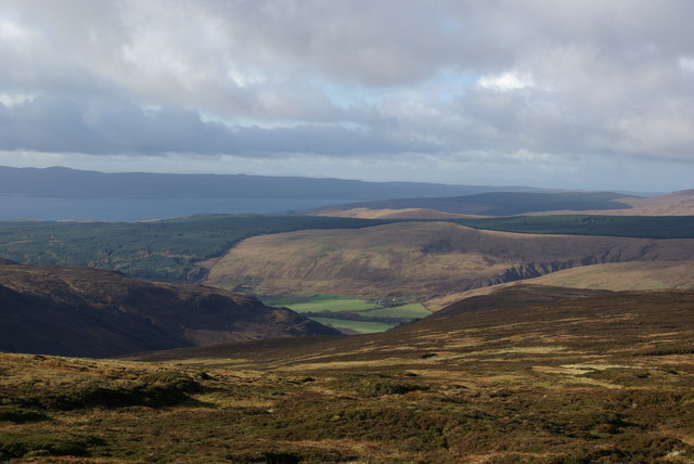 File:A view towards Glen Craigag from the slopes of A'Chruach - geograph.org.uk - 1037481.jpg