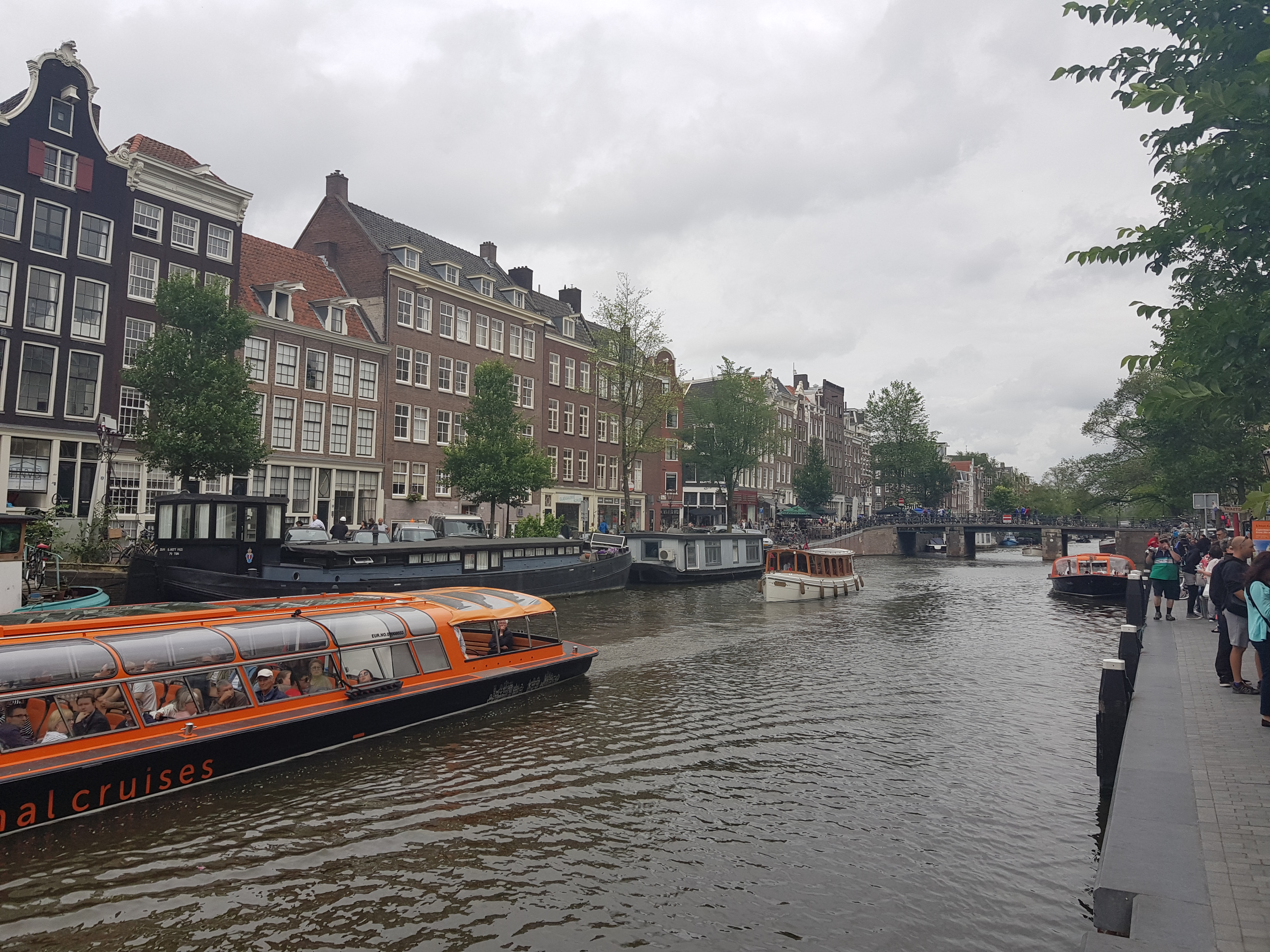 Амстердам. Дождливый Амстердам. Принсенграхт, 263.. Prinsengracht Vessel photo. Canal 3