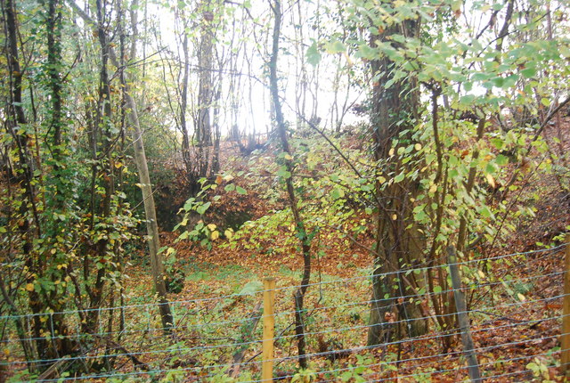 File:An ex quarry near Powdermill Cottage - geograph.org.uk - 1577106.jpg