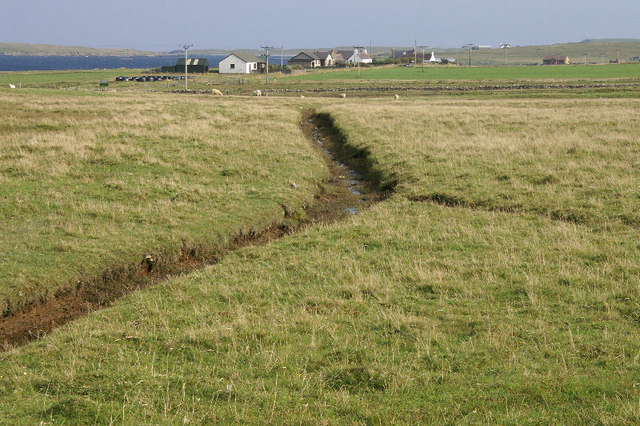 File:Drain in a field near Voesgarth Terrace, Baltasound - geograph.org.uk - 972635.jpg