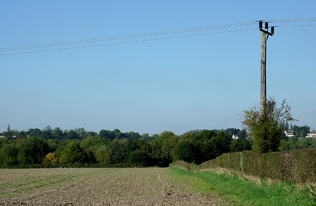 Farmland near Great Moor, Staffordshire - geograph.org.uk - 2108964