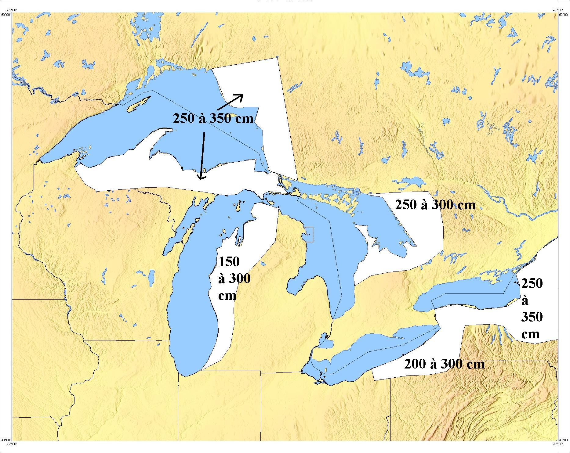 michigan annual snowfall