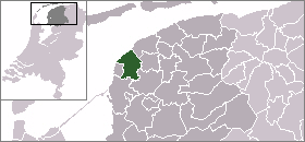 Localisation de Franekeradeel