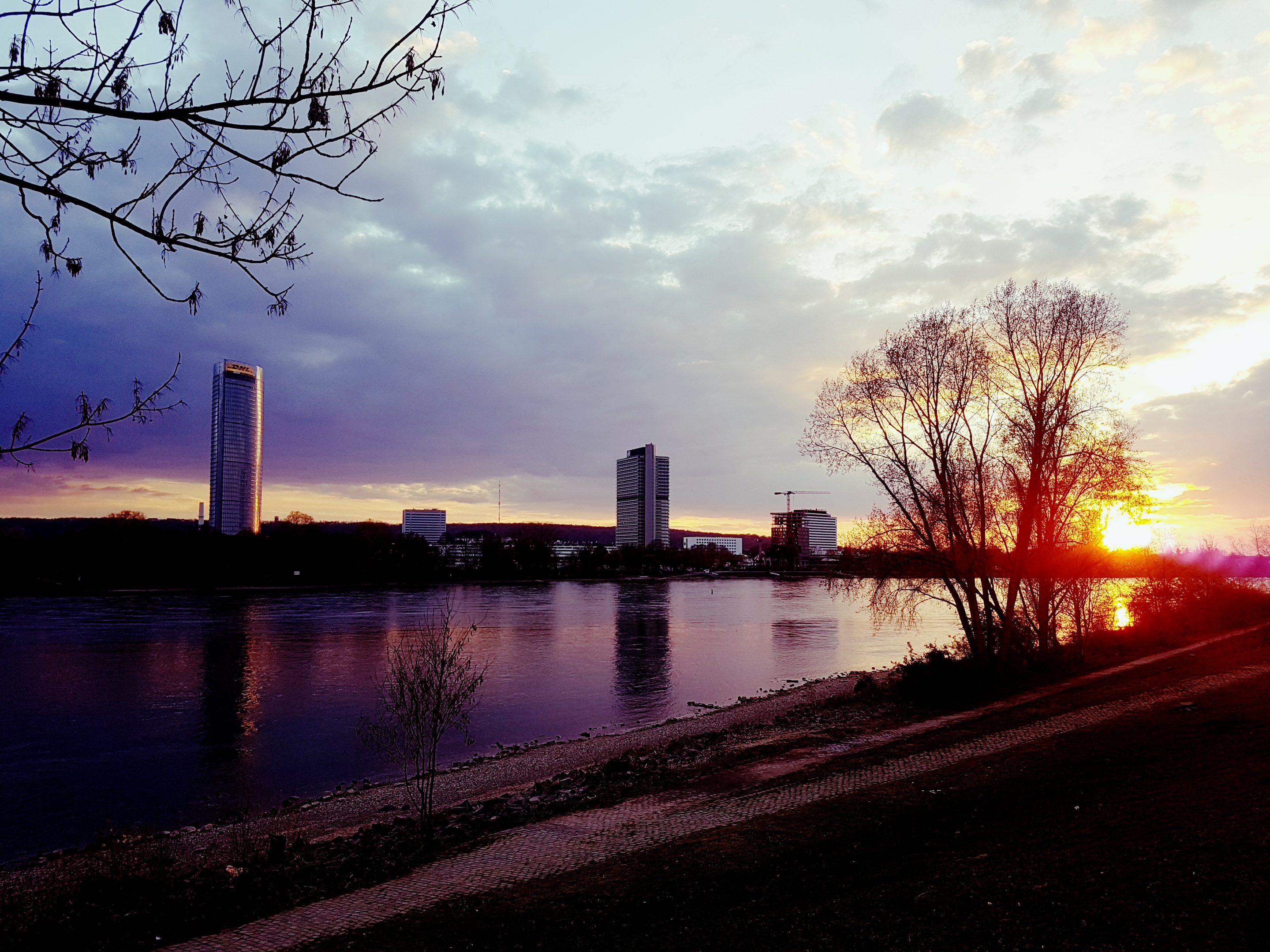 The Skyline of his hometown in April 2019