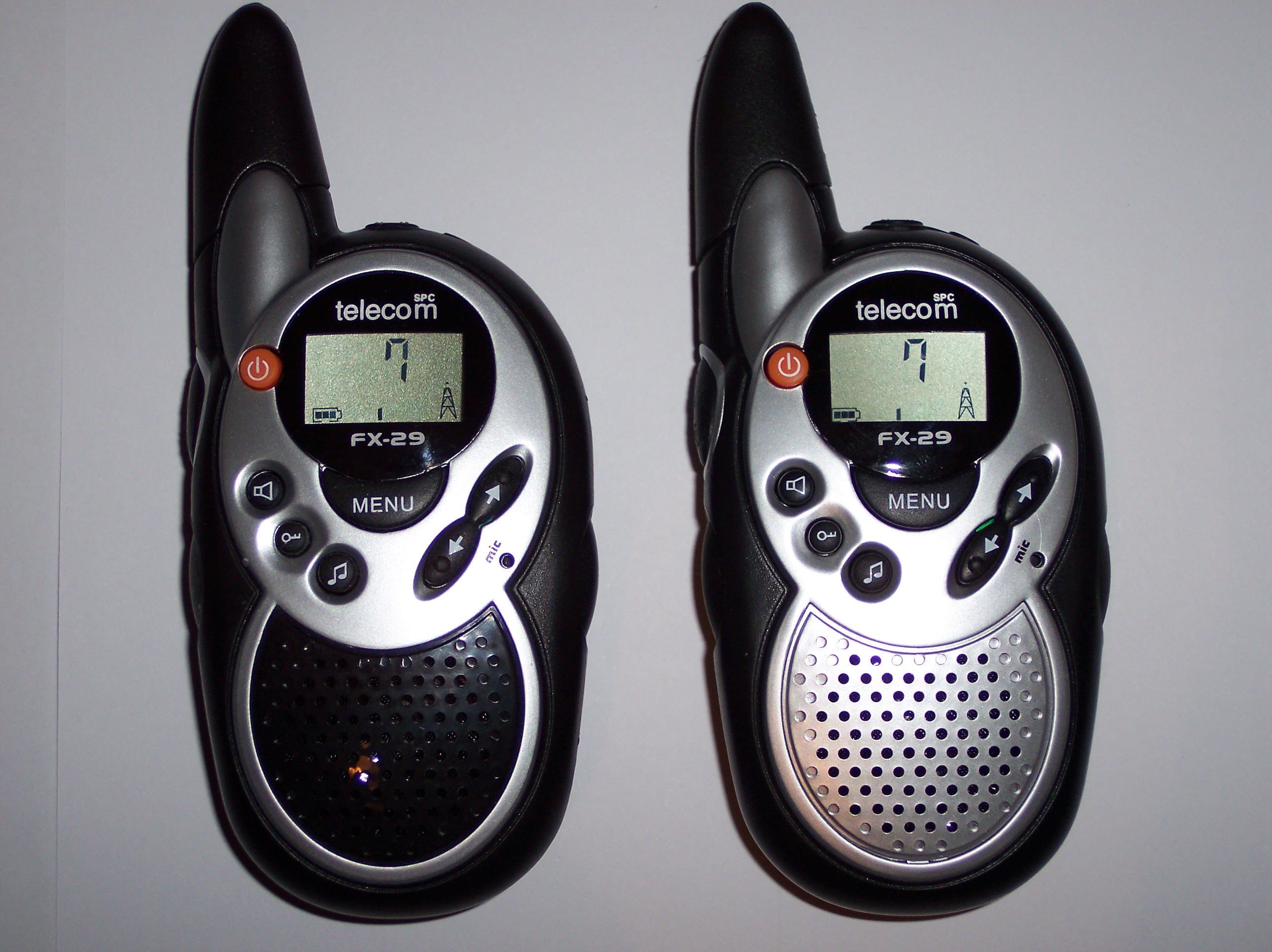 Frecuencias de los walkie talkies