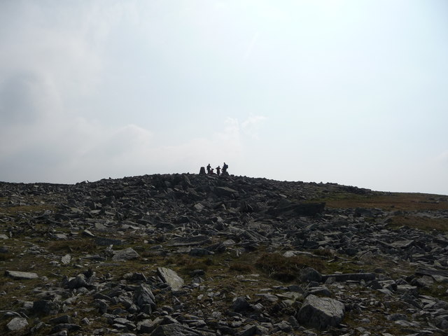 File:Walkers on the summit of Foel-fras - geograph.org.uk - 1874875.jpg