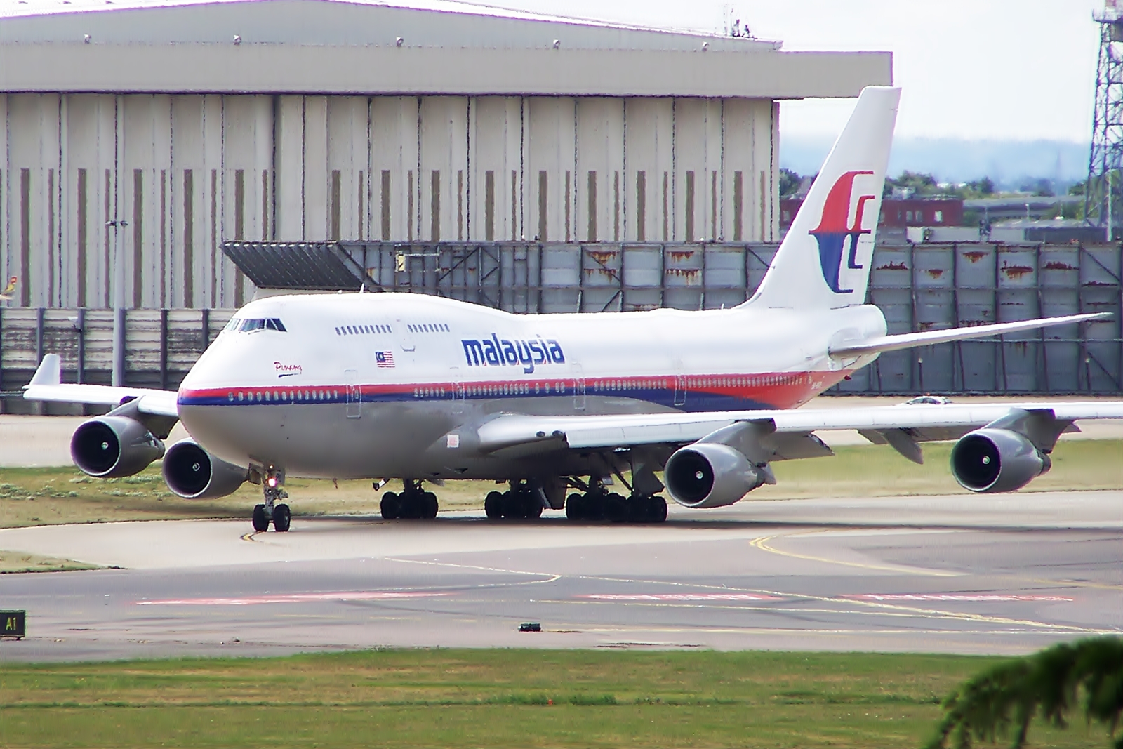 Boeing 747 Malaysia Airlines.