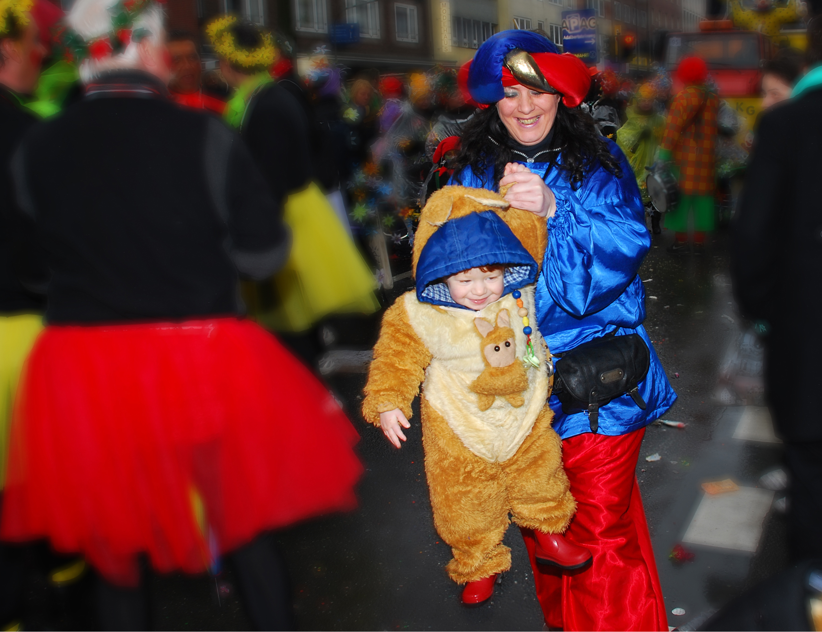 Germany, Cologne, carnival, carnival parade on Shrove Tuesday in