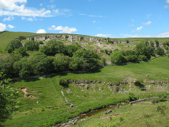 Abandoned limestone quarries, Smardale Gill - geograph.org.uk - 1406765