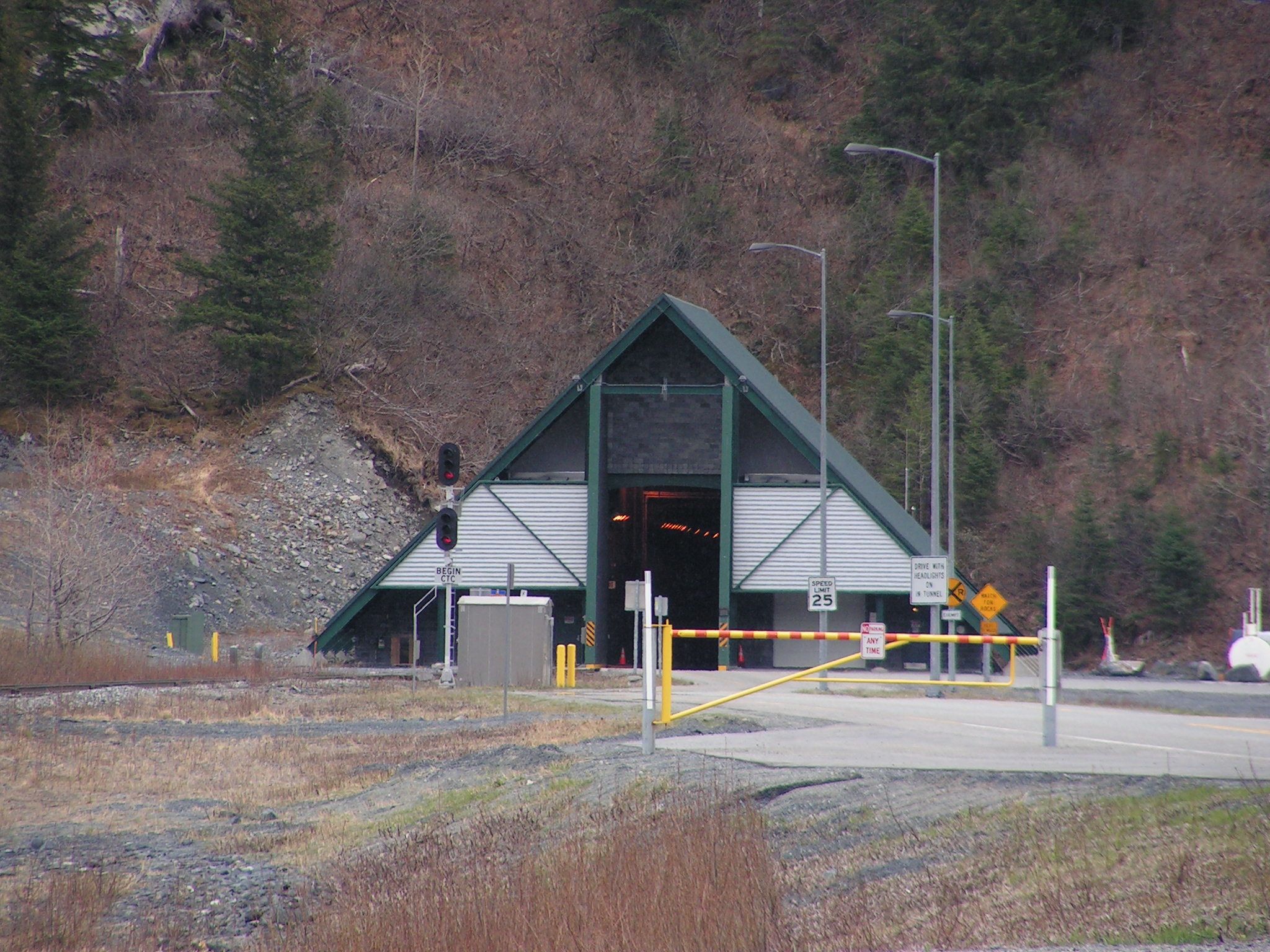Photo of Anton Anderson Memorial Tunnel