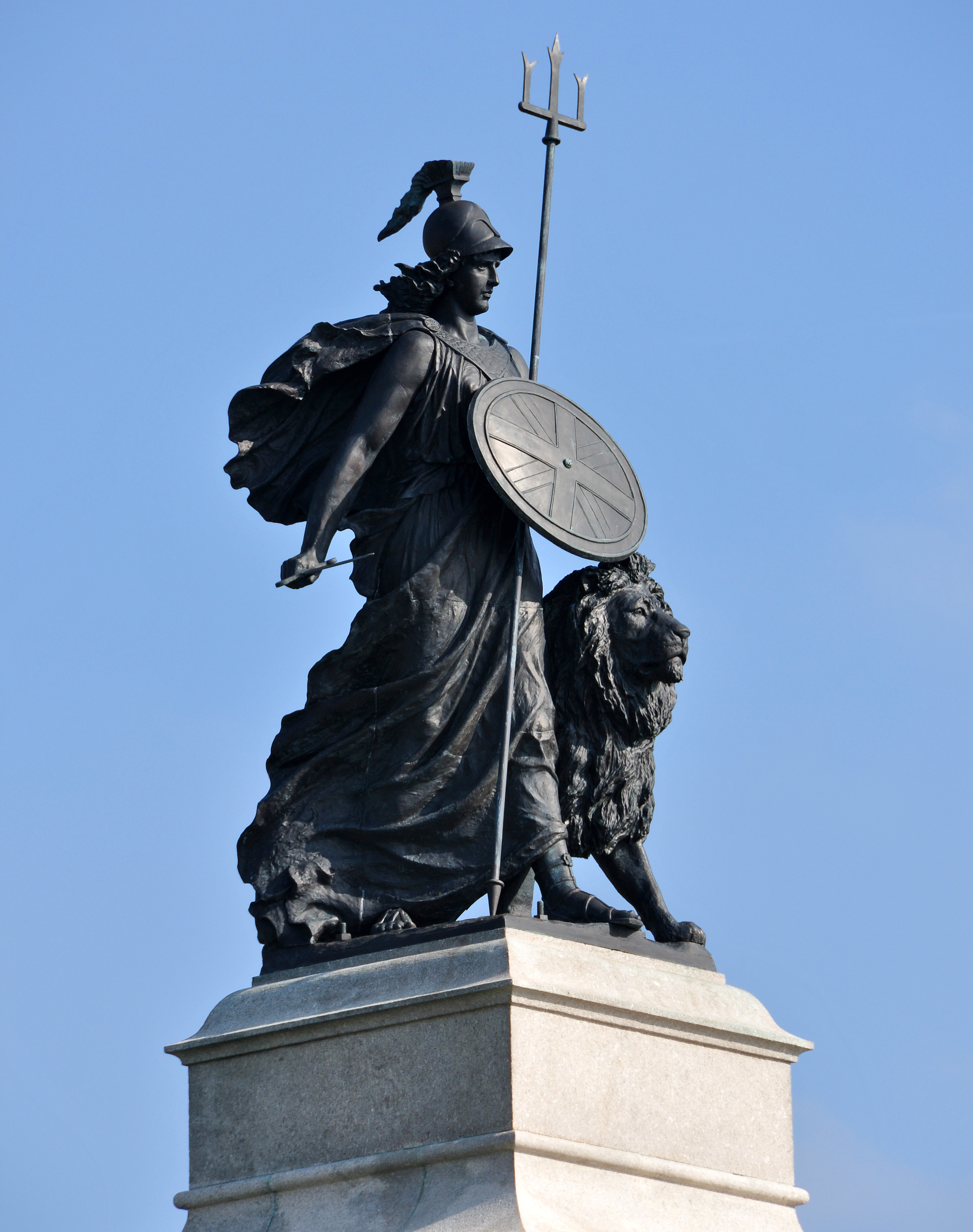 File Britannia on Armada Memorial Plymouth Hoe.jpg Wikimedia