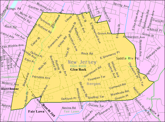 File:Census Bureau map of Glen Rock, New Jersey.png