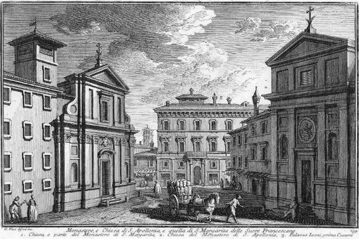 File:Chiesa e Monastero di S. Apollonia - Plate 154 - Giuseppe Vasi.jpg