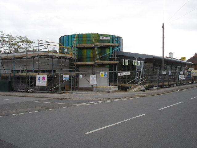 File:Gainsborough's new library under construction - geograph.org.uk - 1308267.jpg