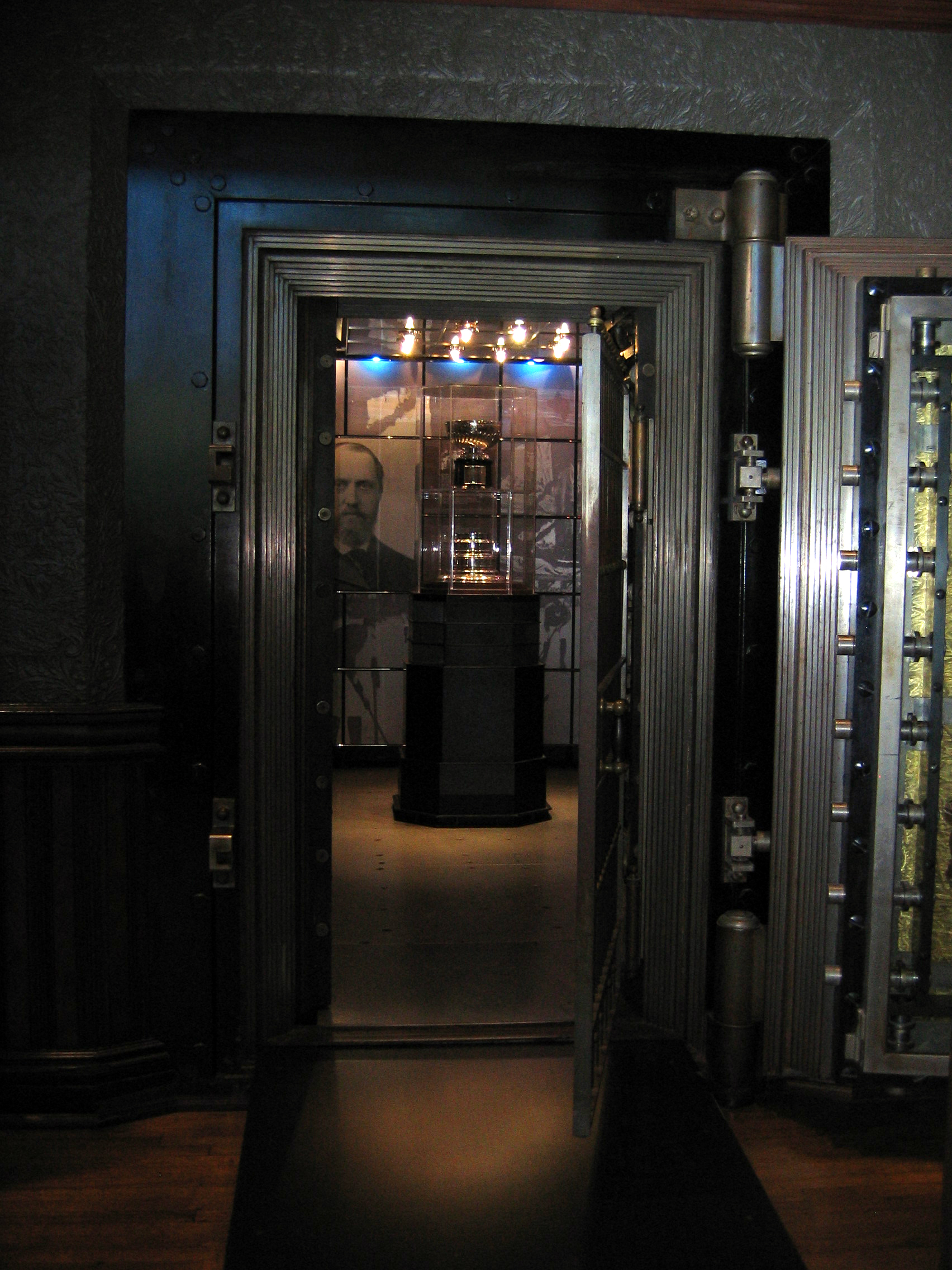 bank interior vault